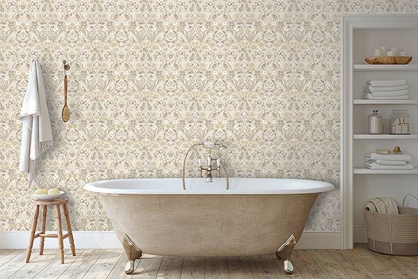 Birdy Neutral by Arthouse Nuthatch Floral Wallpaper – Brewster Home Fashions AH100196AH