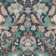 Birdy Navy Nuthatch Floral Wallpaper by Arthouse for Brewster Home Fashions