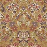 Birdy Yellow Nuthatch Floral Wallpaper by Arthouse