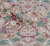 Birdy Pink by Arthouse Nuthatch Floral Wallpaper – Brewster AH100199AH