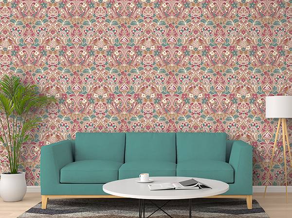 Birdy Pink by Arthouse Nuthatch Floral Wallpaper – Brewster AH100199AH