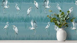 Gerald Blue Heron River Blue by Arthouse Wallpaper – Brewster Home Fashions AH100213AH