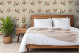 Eustace Neutral by Arthouse Pheasant Meadow Wallpaper – Brewster Home Fashions AH100214AH
