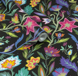 Mallory Black Vivid Floral by Arthouse Floral Wallpaper – Brewster Home Fashions AH100380AH