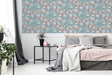 Lillian Pink by Arthouse Floral Wallpaper- Brewster Home Fashions AH251902