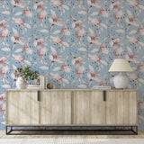Lillian Pink by Arthouse Floral Wallpaper- Brewster Home Fashions AH251902