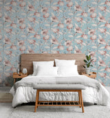 Lillian Pink by Arthouse Floral Wallpaper- Brewster Home Fashions AH251902