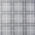 Arthouse Hudson Grey Checkered Plaid Wallpaper roll and room setting