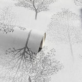 Agatha Black by Arthouse Trees Wallpaper – Brewster Home Fashions AH256701