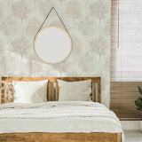 Agatha Beige by Arthouse Trees Wallpaper – Brewster Home Fashions AH256702
