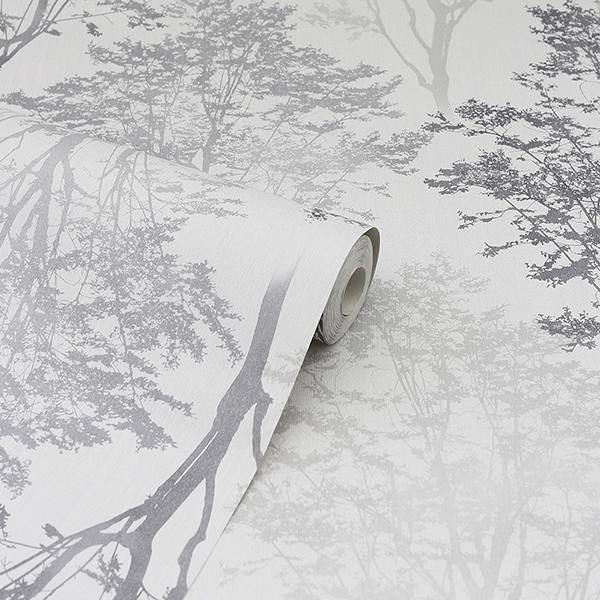Edwin Grey by Arthouse Wildwood Wallpaper – Brewster Home Fashions AH259502