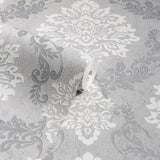 Harriet Silver by Arthouse Damask Wallpaper- Brewster AH290406