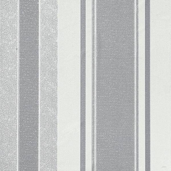 Palazzo Silver Stripe Wallpaper by Arthouse