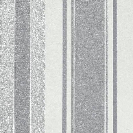 Palazzo Silver Stripe Wallpaper by Arthouse