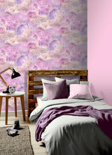 Xena Pink by Arthouse Galaxy Unicorn Wallpaper – Brewster Home Fashions AH292901