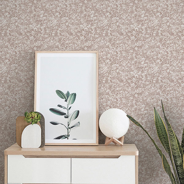 Lois Rose Gold by Arthouse Texture Wallpaper – Brewster Home Fashions AH294300