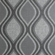 Ignatius Charcoal Ogee Wallpaper by Arthouse – Brewster AH295100