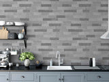 Mortimer Grey Brick by Arthouse Textured Stone Wallpaper – Brewster Home Fashions AH295200