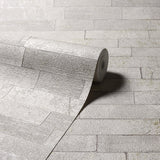 Mortimer Taupe by Arthouse Brick Wallpaper- Brewster Home Fashions AH295201