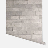 Mortimer Taupe by Arthouse Brick Wallpaper- Brewster Home Fashions AH295201
