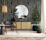 Kintsugi Black by Arthouse Geometric Heavyweight Vinyl Wallpaper – Brewster Home Fashions AH295204