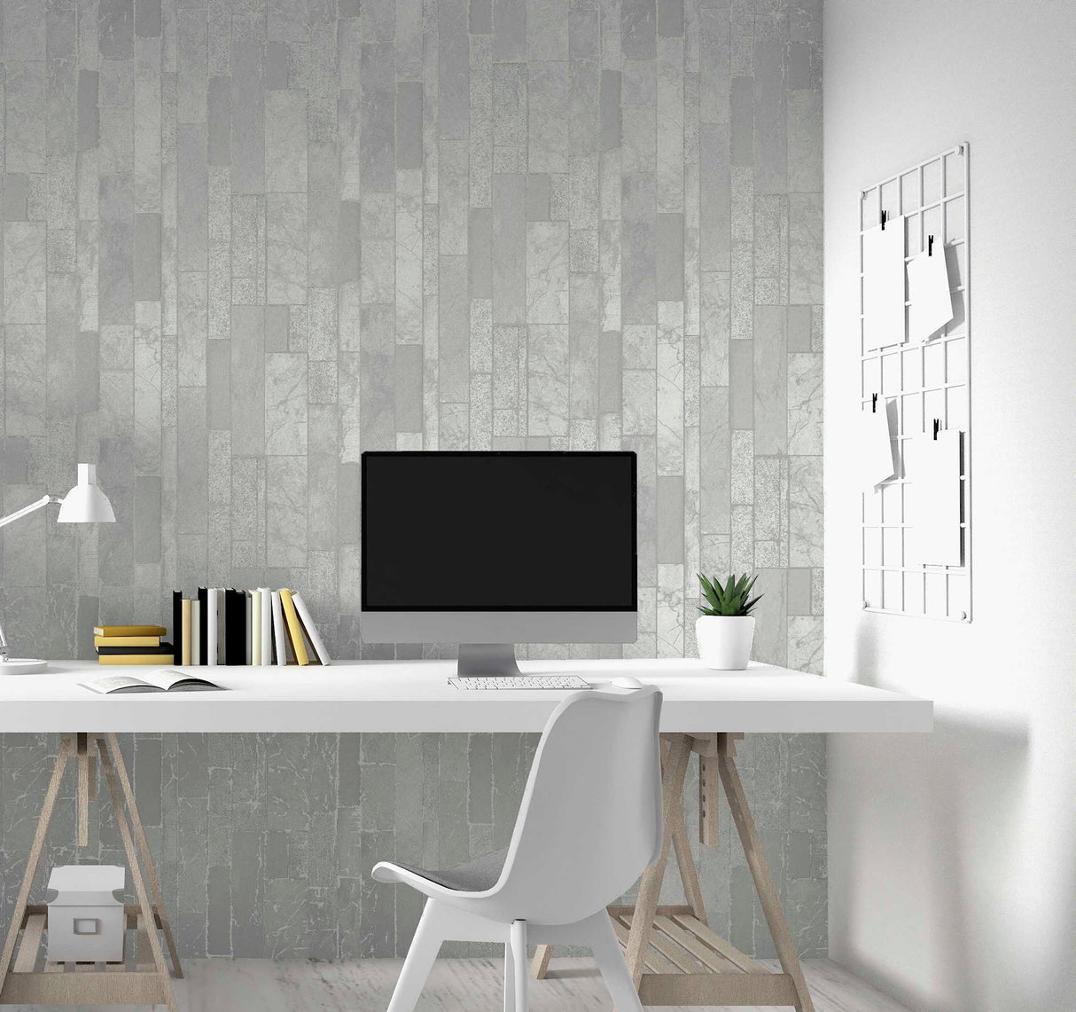 Kintsugi Silver by Arthouse Geometric Wallpaper- Brewster Home Fashions AH295205