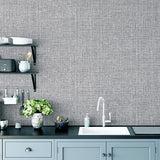 Elfrida Grey by Arthouse Linen Wallpaper- Brewster Home Fashions AH295400