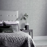 Elfrida Grey by Arthouse Linen Wallpaper- Brewster Home Fashions AH295400