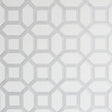 Marjorie Silver Trellis Wallpaper