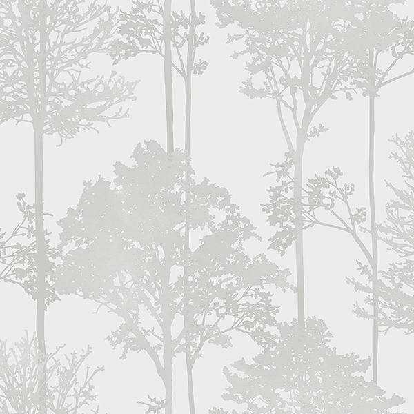 Indra Neutral Forest Silhouette Wallpaper by Arthouse