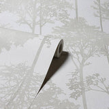 Indra Neutral by Arthouse Forest Silhouette Wallpaper – Brewster Home Fashions AH296102