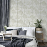 Indra Neutral by Arthouse Forest Silhouette Wallpaper – Brewster Home Fashions AH296102