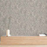 Evonne Charcoal by Arthouse Marble Patina Wallpaper – Brewster Home Fashions AH296706