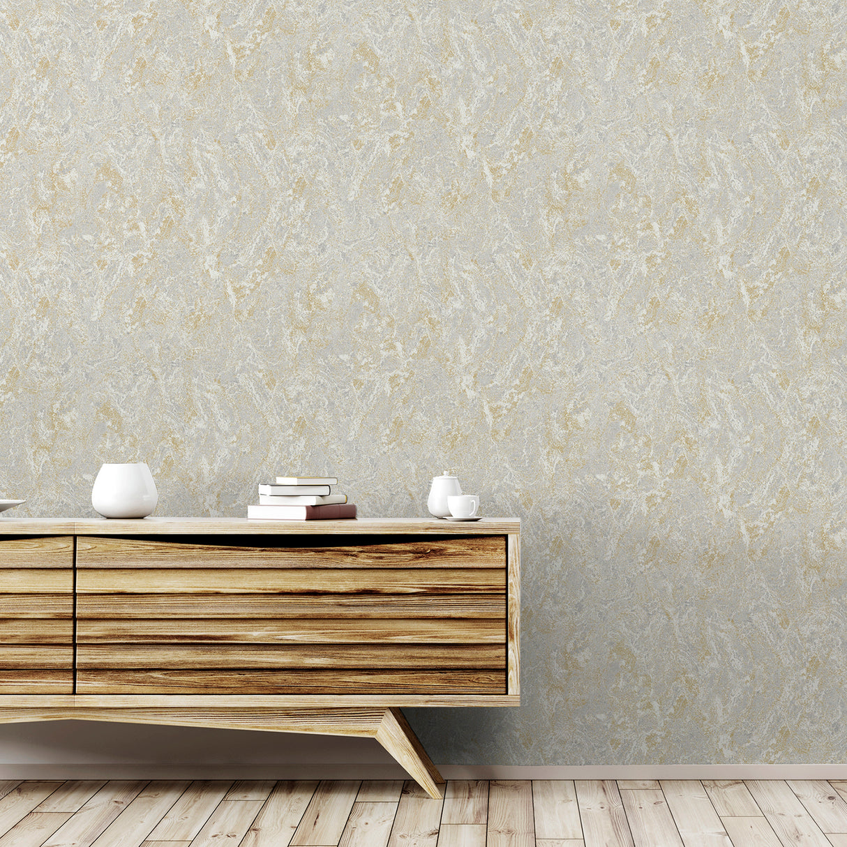 Evonne Neutral by Arthouse Marble Patina Wallpaper – Brewster Home Fashions AH296804