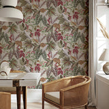 Lorraine Neutral by Arthouse Tropical Wallpaper- Brewster Home Fashions AH296908
