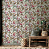 Lorraine Neutral by Arthouse Tropical Wallpaper- Brewster Home Fashions AH296908