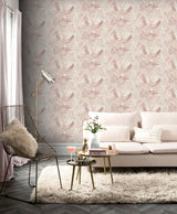 Nell Blush by Arthouse Tropical Wallpaper- Brewster Home Fashions AH297107