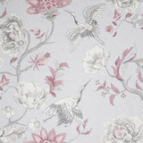 Maggie Light Grey Cranes Wallpaper swatch
