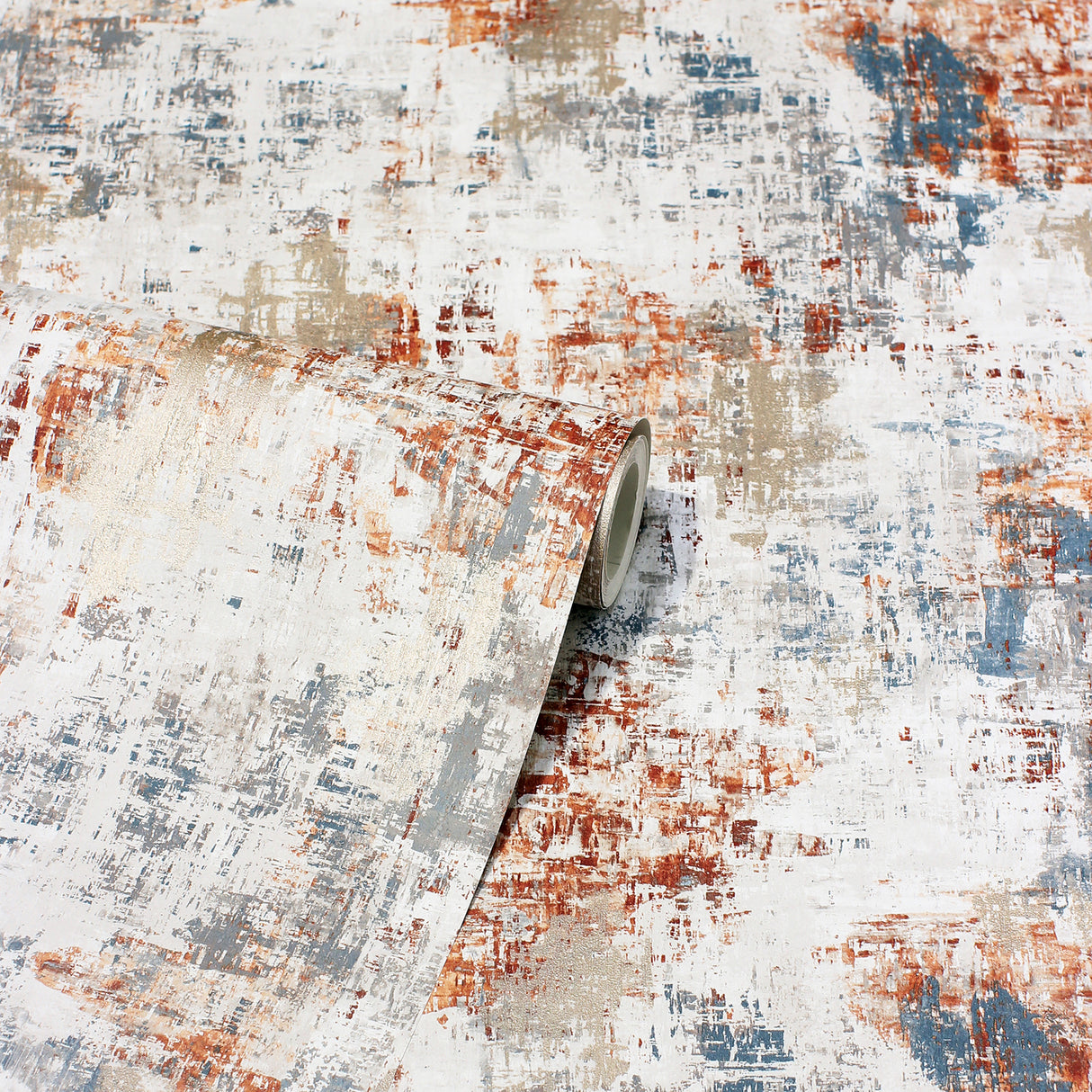 Sergio Rust by Arthouse Abstract Texture Wallpaper – Brewster Home Fashions AH297406