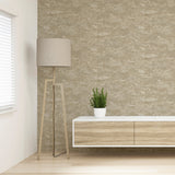 Mercer Neutral Patina by Arthouse Heavyweight Vinyl Wallpaper- Brewster Home Fashions AH297603