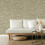 Mercer Neutral Patina by Arthouse Heavyweight Vinyl Wallpaper- Brewster Home Fashions AH297603