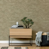 Mercer Neutral Patina by Arthouse Heavyweight Vinyl Wallpaper- Brewster Home Fashions AH297603