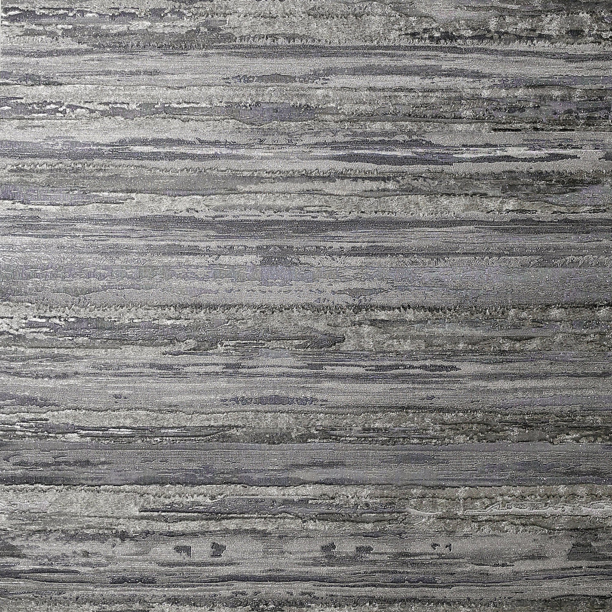 Philomena Pewter striated heavyweight vinyl wallpaper roll by Arthouse