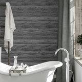 Philomena Pewter by Arthouse Striated Wallpaper – Brewster Home Fashions AH297702