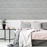 Philomena Silver by Arthouse Striated Wallpaper- Brewster AH297703
