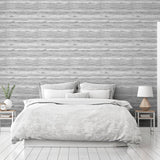 Philomena Silver by Arthouse Striated Wallpaper- Brewster AH297703