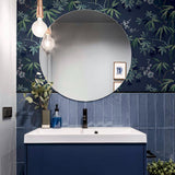 Desi Navy Jasmine Garden by Arthouse Botanical Wallpaper – Brewster Home Fashions AH297800
