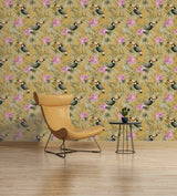 Emmeline Yellow by Arthouse Toucan Wallpaper- Brewster Home Fashions AH298301