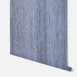 Ephraim Dark Blue by Arthouse Radiance Plain Wallpaper – Brewster Home Fashions AH298502