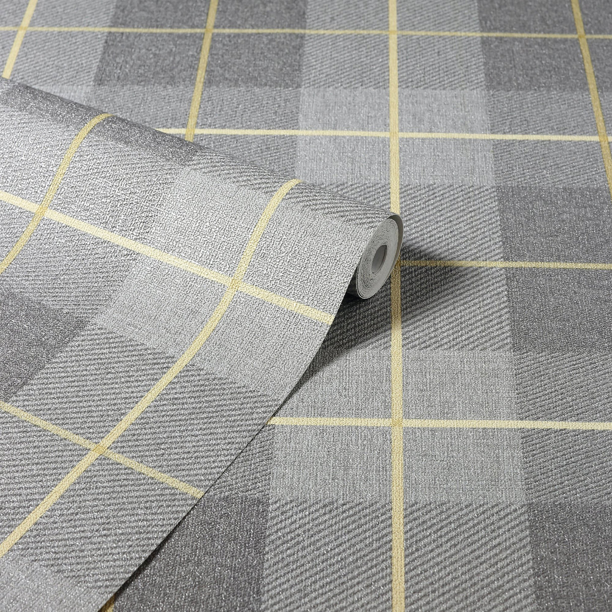 Hector Grey by Arthouse Plaid Wallpaper – Brewster Home Fashions AH299000
